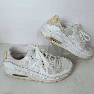 Nike Women's Air Max 90 Running Shoes Sneakers, White, Sz 7